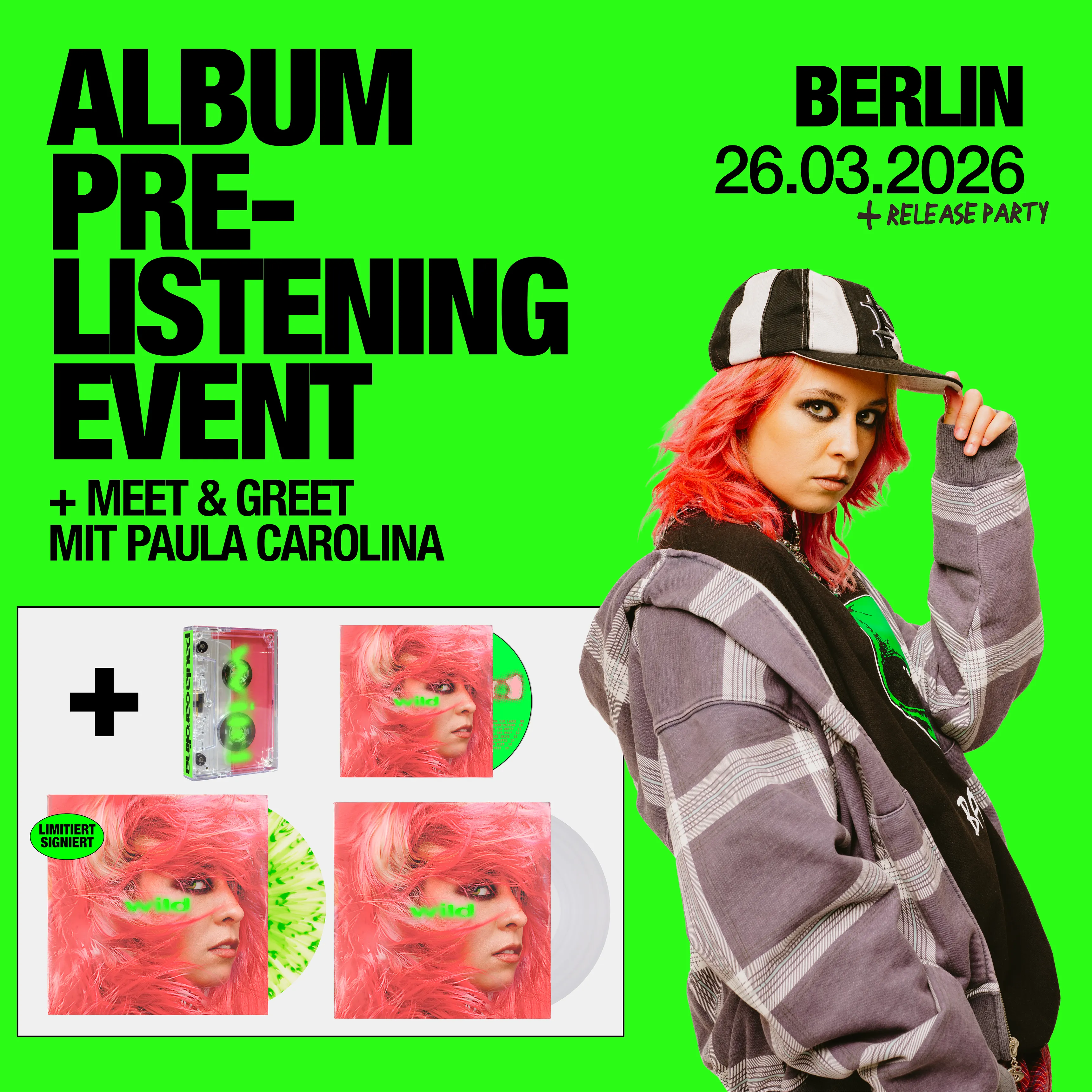 wild - Listening Session + Releaseparty - Berlin 26.03.2026