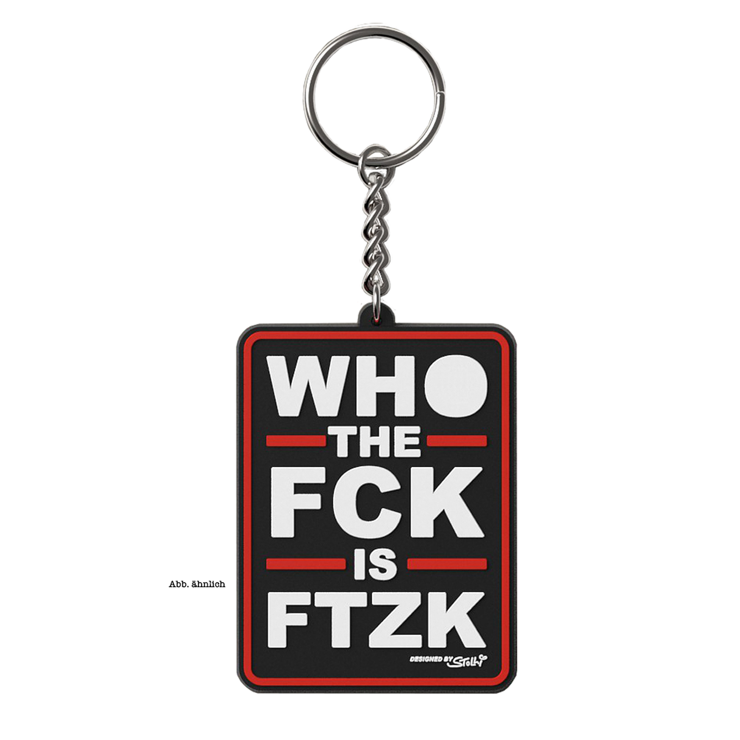 Sebastian Fitzek - Who the Fck is Ftzk - Keychain - Soft PVC