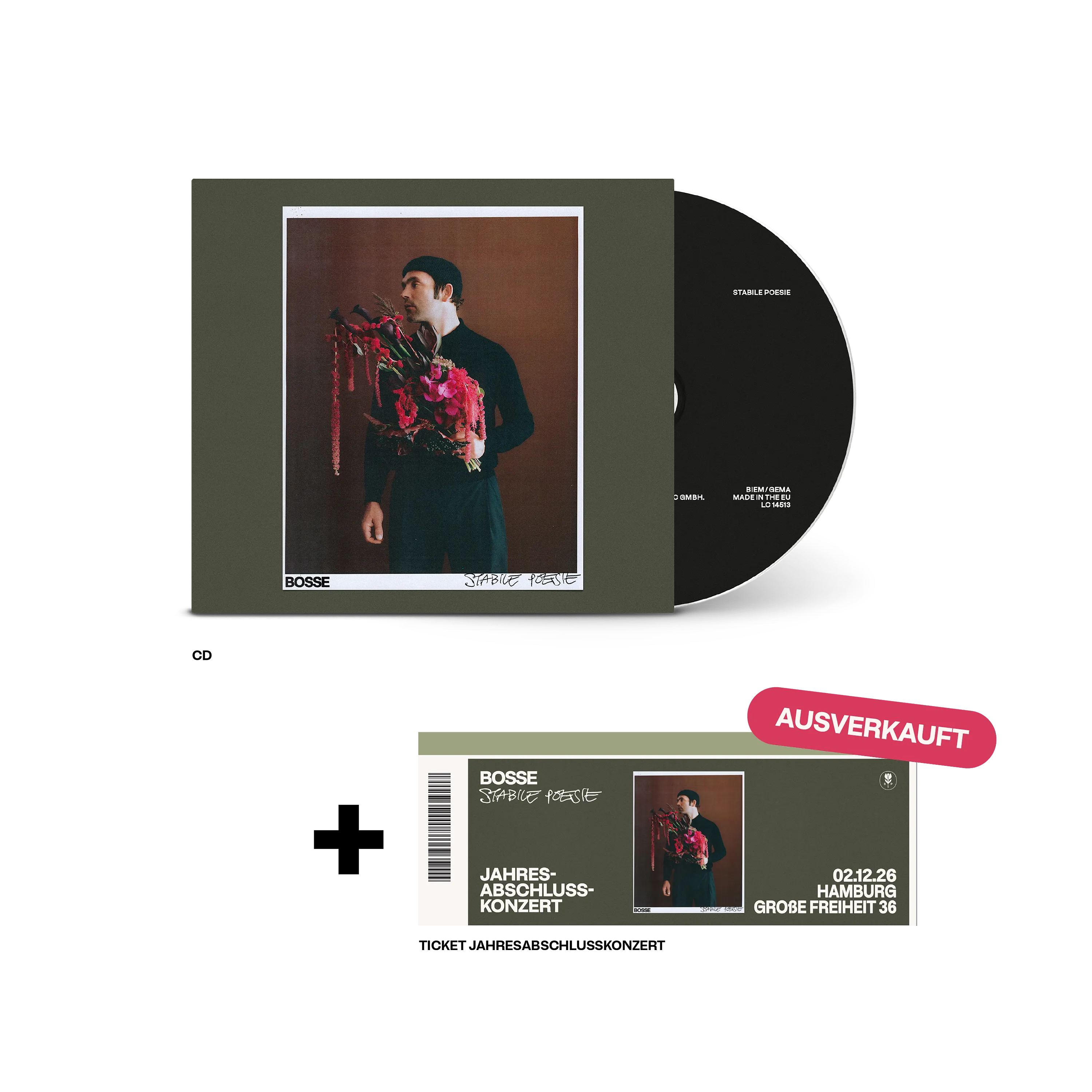 Ticket Bundle - CD + Jahresabschlusskonzert Hamburg 02.12.2026