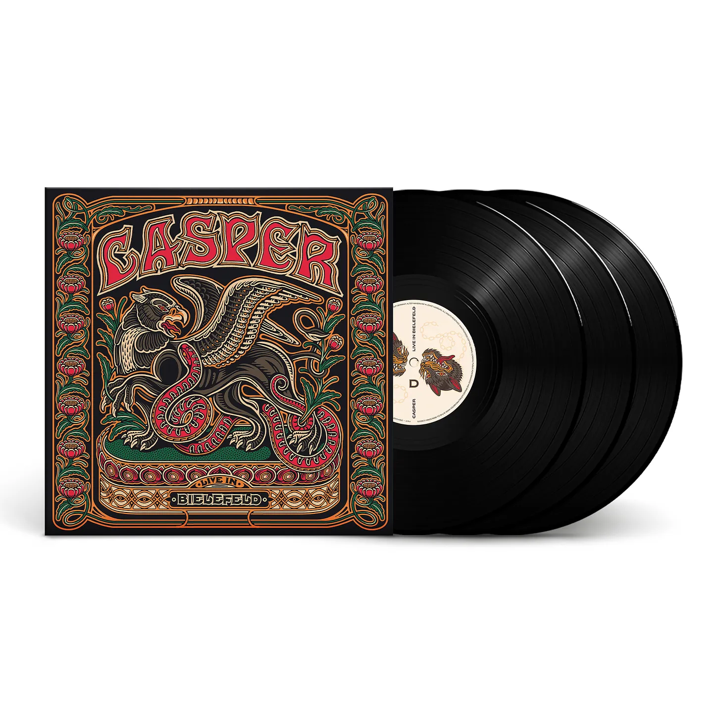 Live in Bielefeld« 3LP Vinyl Schwarz | Casper | Offizieller Shop