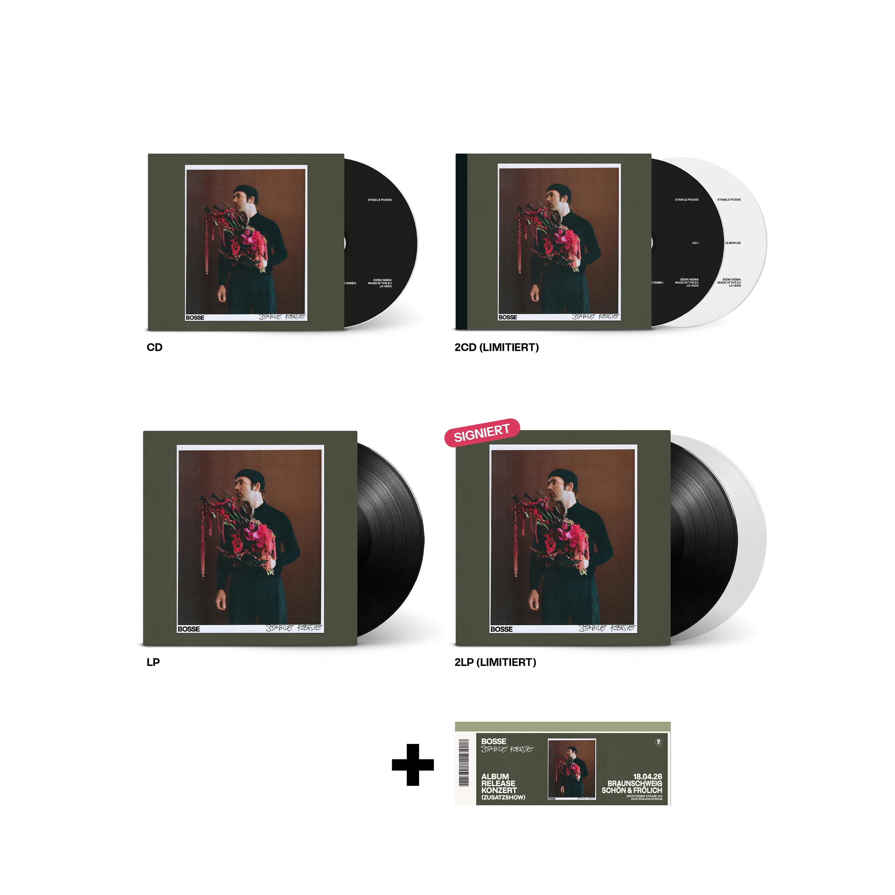 Stabile Poesie - Album + Release Konzert Braunschweig 18.04.26 ZUSATZSHOW