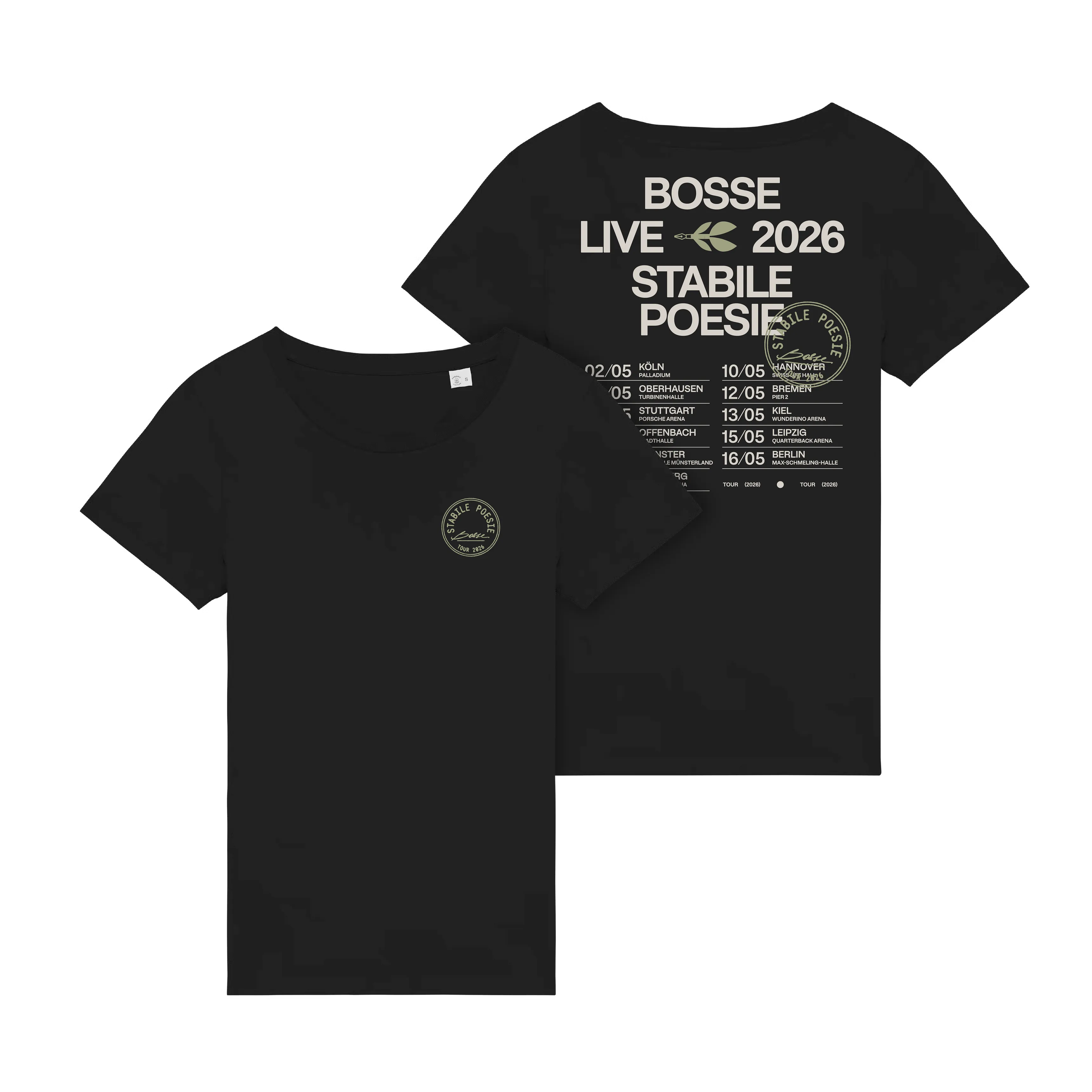 Tourshirt 2026 - tailliert