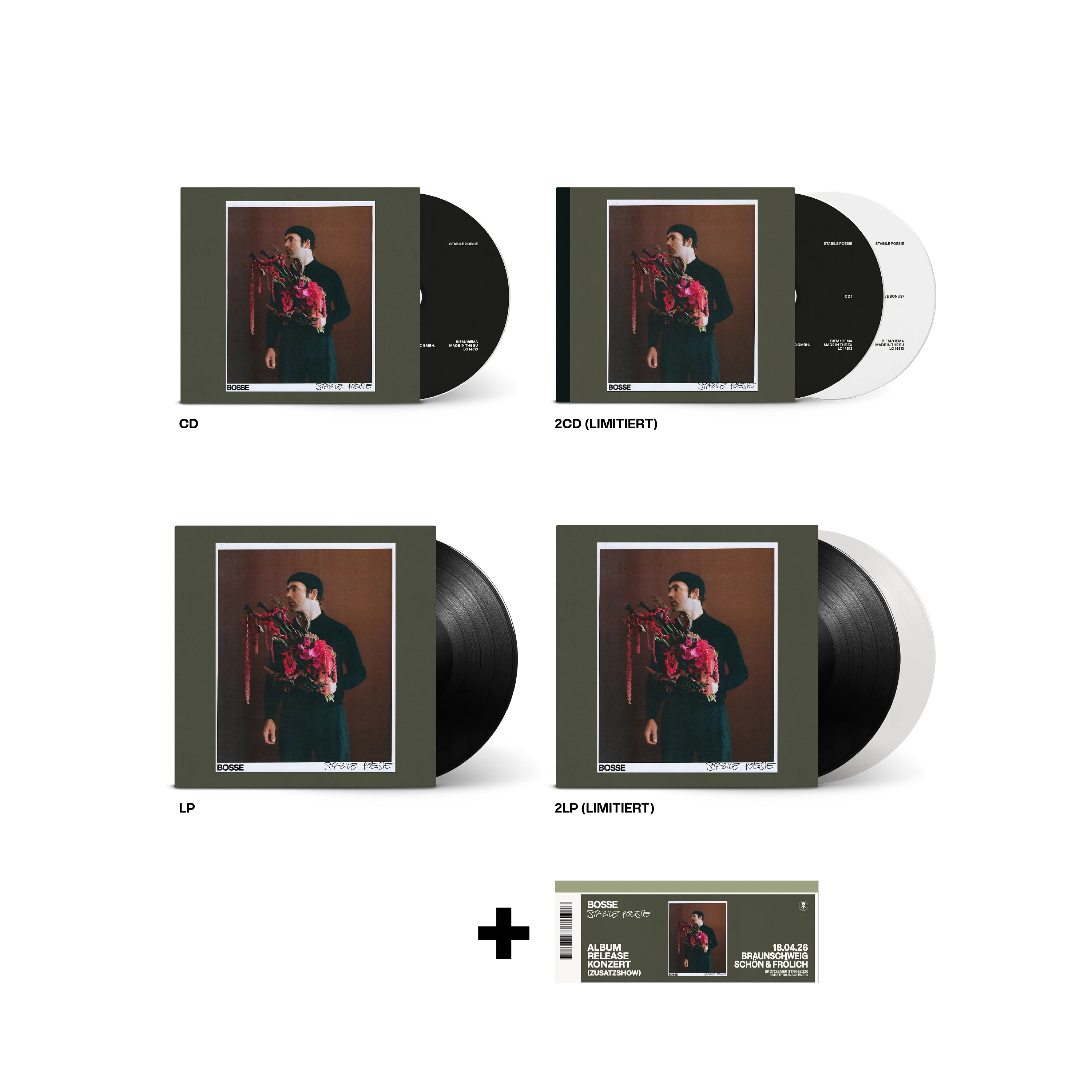 Stabile Poesie - Album + Release Konzert Braunschweig 18.04.26 ZUSATZSHOW