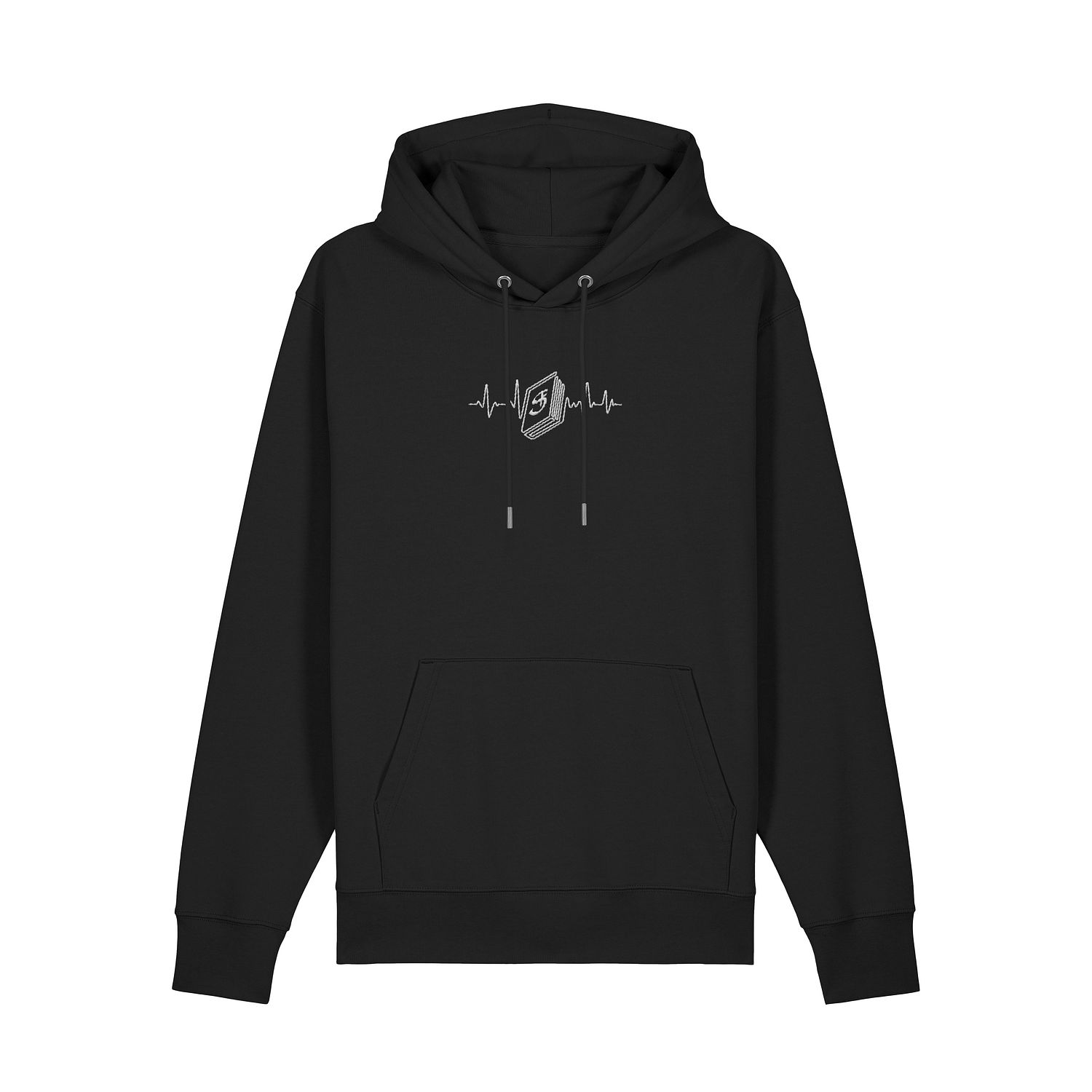 Sebastian Fitzek  - Stick Herzschlag - Hoodie - Schwarz