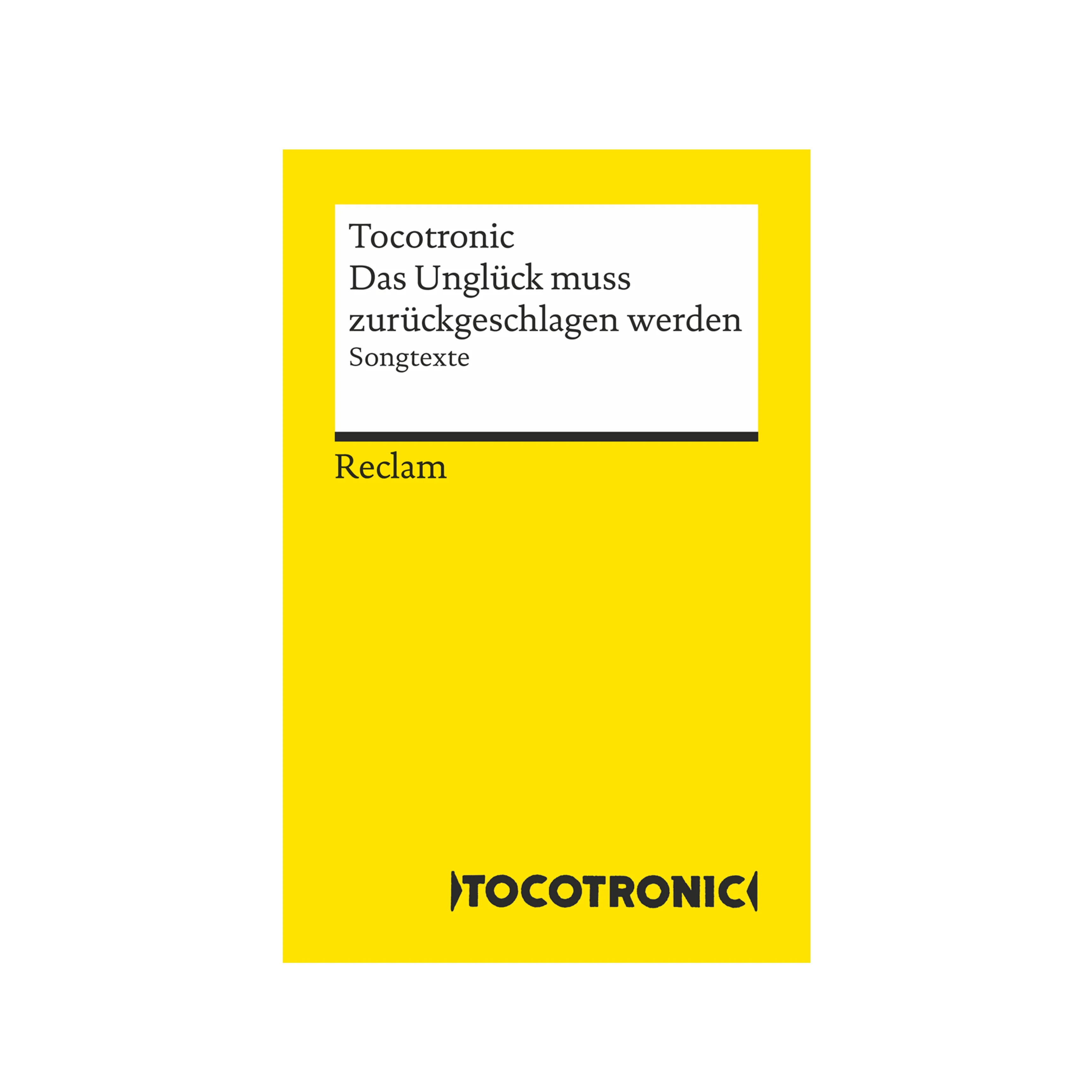 Das Unglück muss zurückgeschlagen werden. Songtexte - SIGNIERT - copy