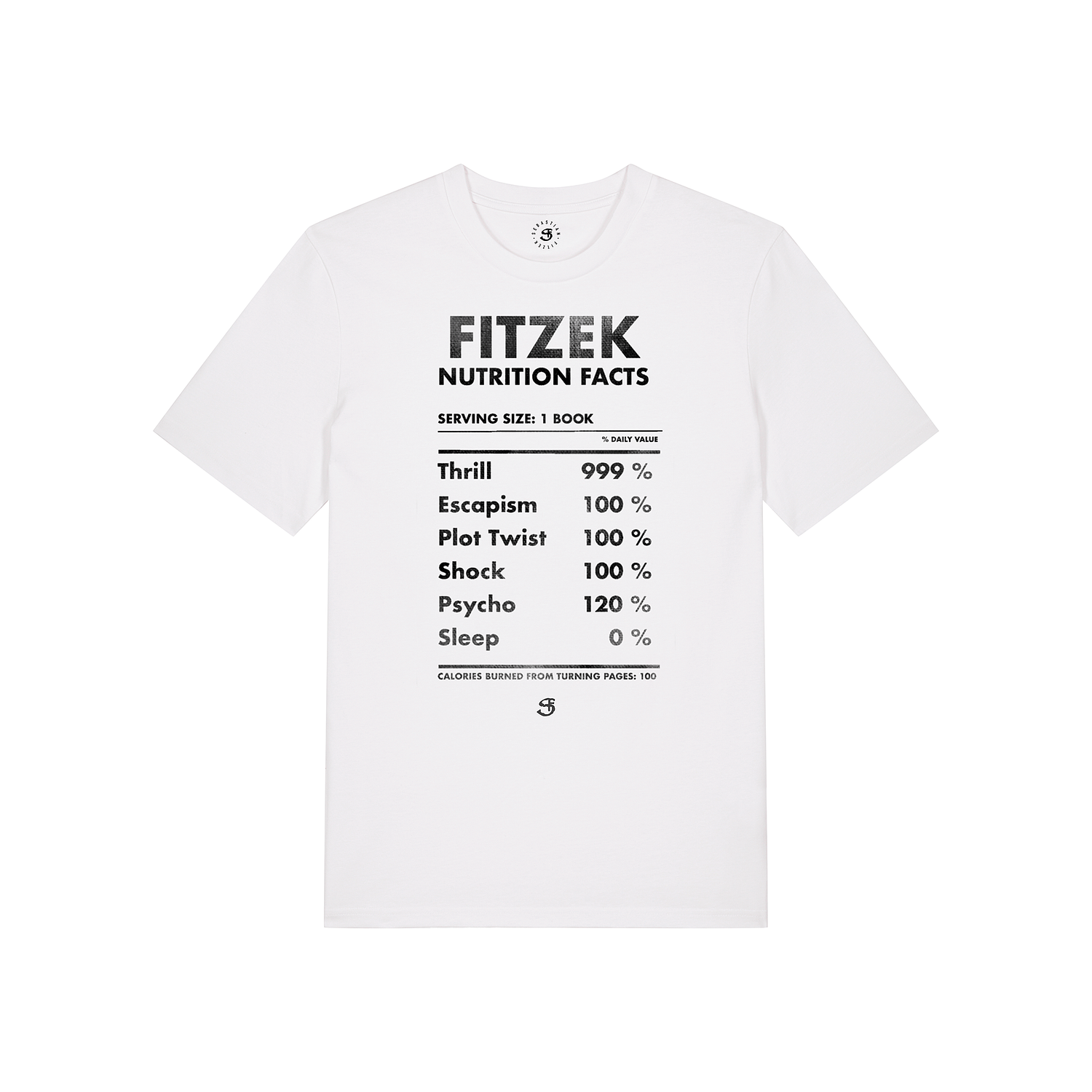 Sebastian Fitzek - Nutrition - T-Shirt - Weiß