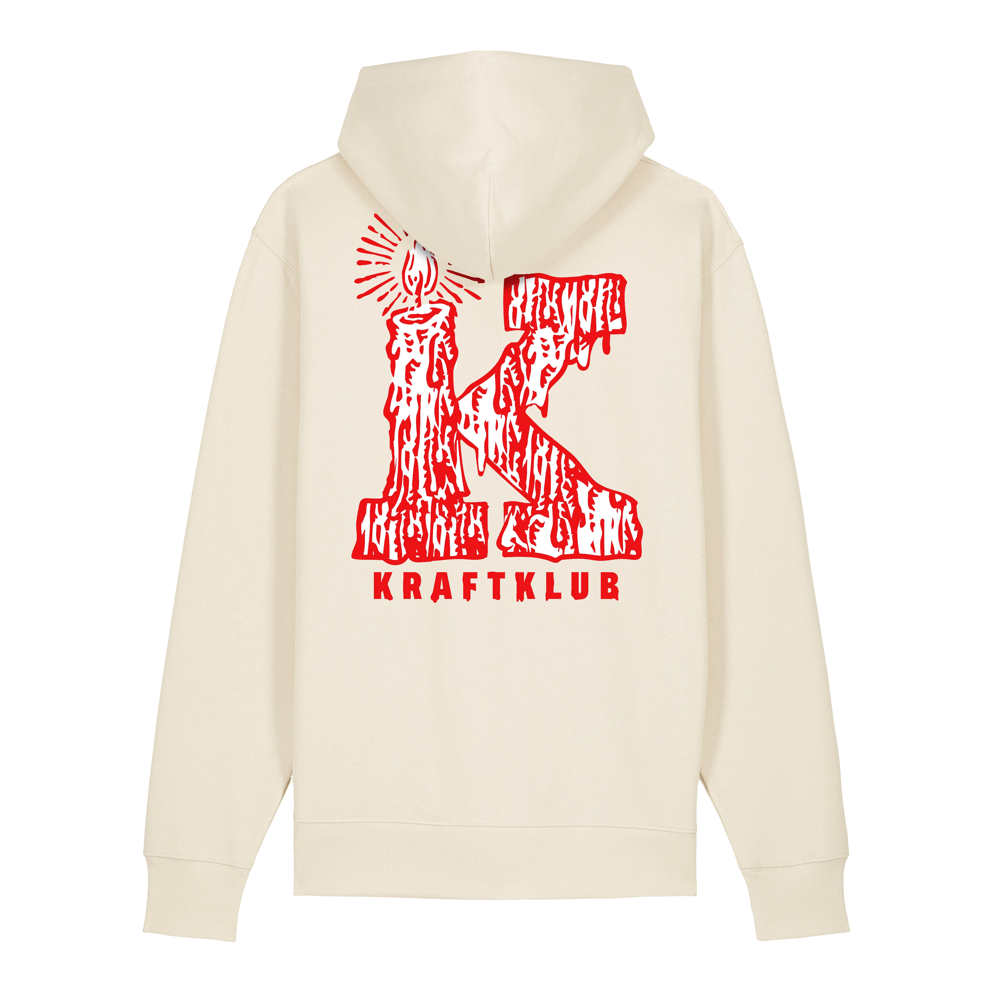 Hoodie Kerze natural raw