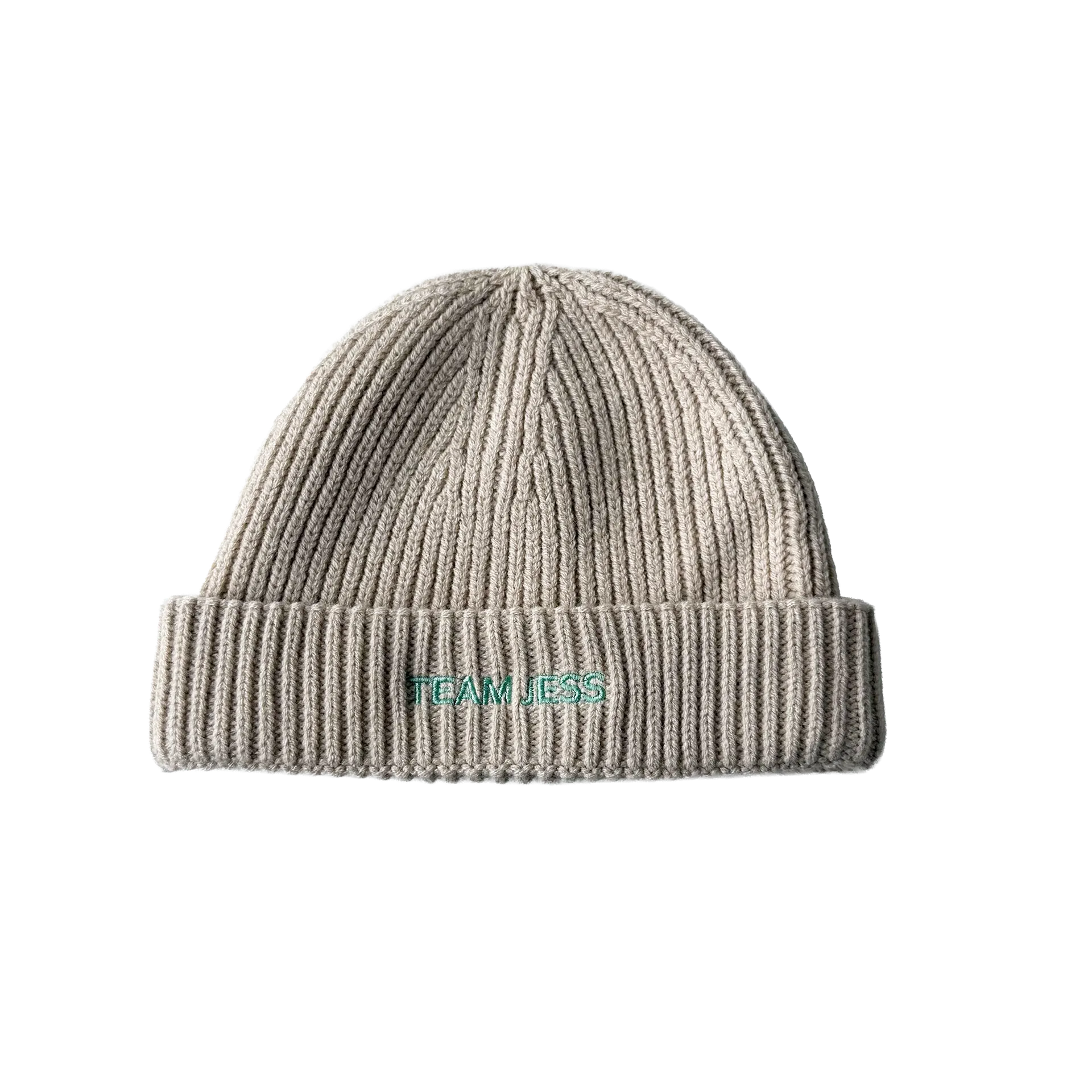 Julia Knörnschild | Beanie - Team Jess - Oatmeal / Mintgrün