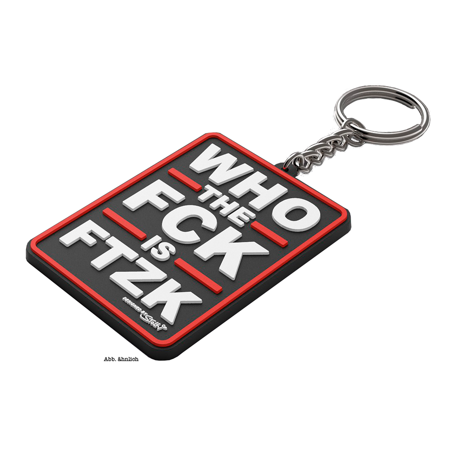 Sebastian Fitzek - Who the Fck is Ftzk - Schlüsselanhänger - Soft PVC