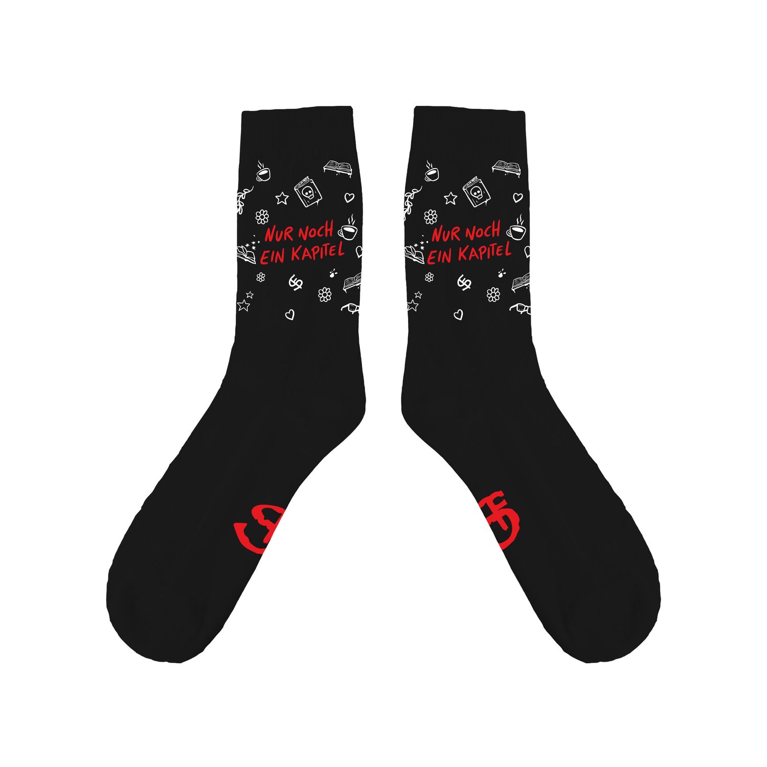 Sebastian Fitzek - Nur noch ein Kapitel - Socken - Schwarz